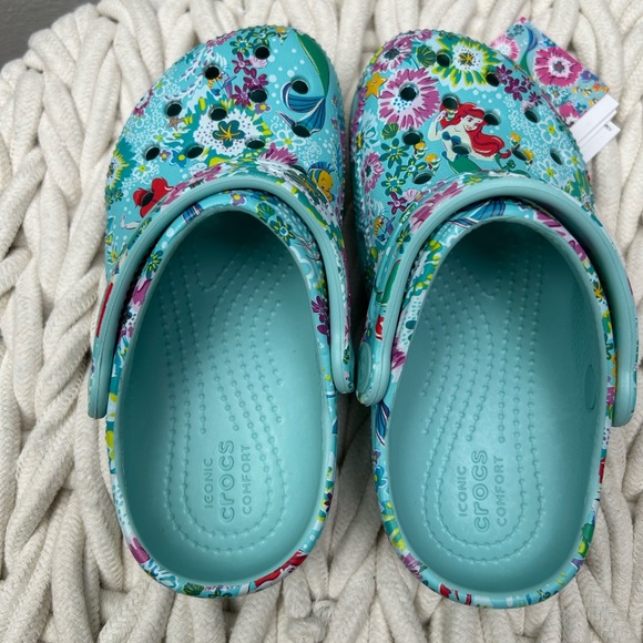 Disney Vera Bradley collaboration with Crocs kids Little Mermaid pure size C11 - Picture 3 of 10